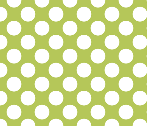 Polka Dot Apple Green