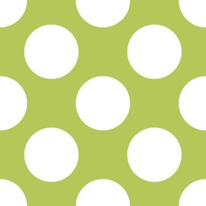 Polka Dot Apple Green