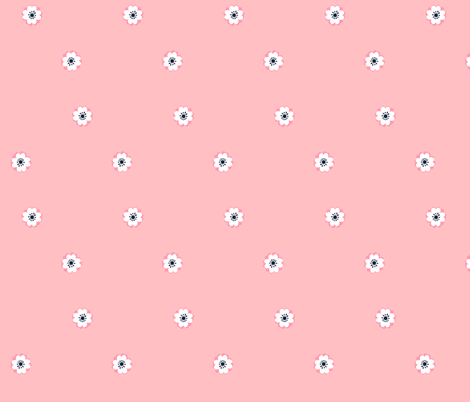 ranunculus_pink fabric by amybethunephotography on Spoonflower - custom fabric