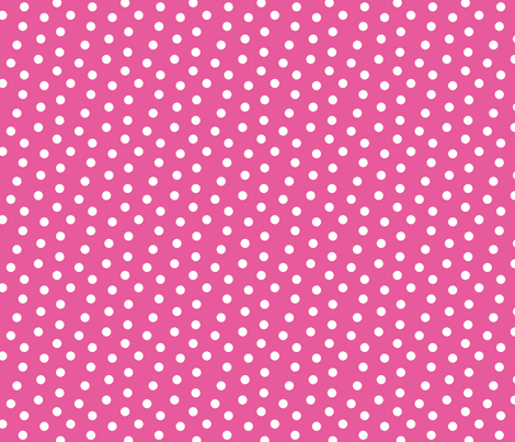 Mini Dot Bubble Gum fabric by littlerhodydesign on Spoonflower - custom fabric