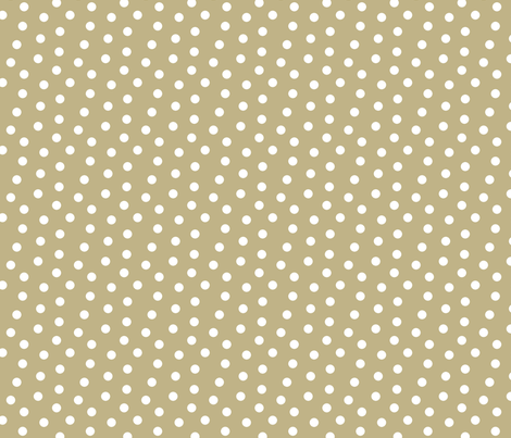Mini Dot Khaki fabric by littlerhodydesign on Spoonflower - custom fabric