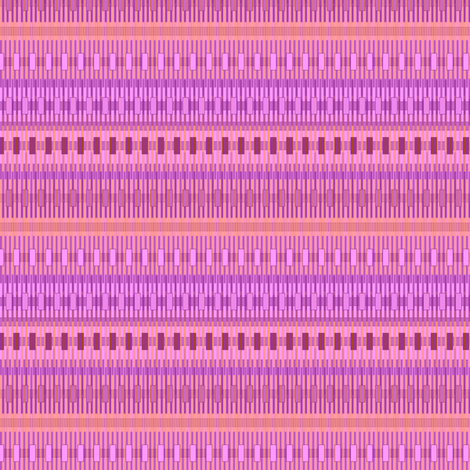 Banded Coot - Orchid and Guava fabric by glimmericks on Spoonflower - custom fabric