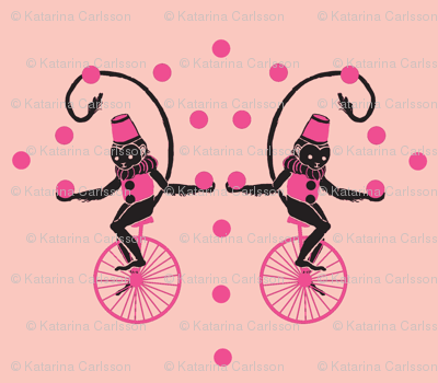 Circus Monkey pink