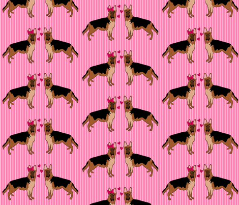 Shepherds in Love fabric by missyq on Spoonflower - custom fabric