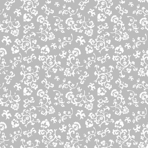 Oh Suzani Neutral Gray Vine
