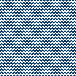 Oh Suzani Neutral Navy Chevron
