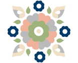 Oh Suzani Neutral Small Medallion