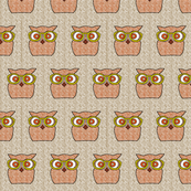 Retro Flora Owl