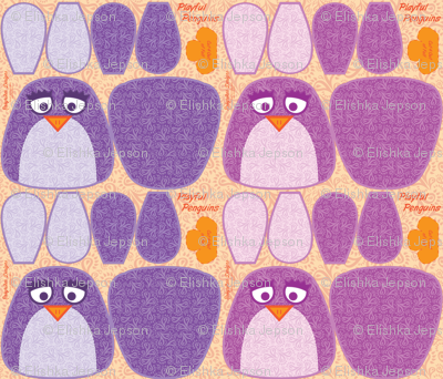 Big Playful Penguins Plushies