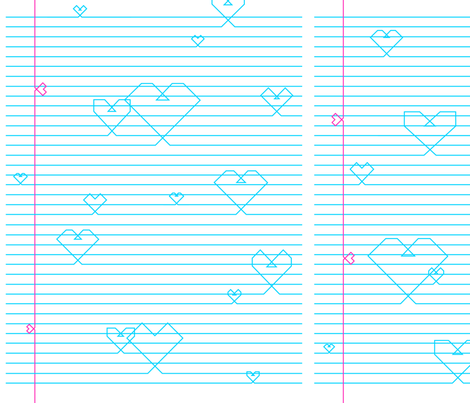 lovelines fabric by heleenvanbuul on Spoonflower - custom fabric