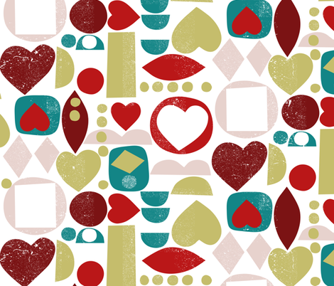 sweetheart fabric by ottomanbrim on Spoonflower - custom fabric