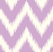 Lilac Purple Ikat Chevron