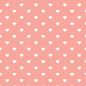 Pink Polka Dot Hearts