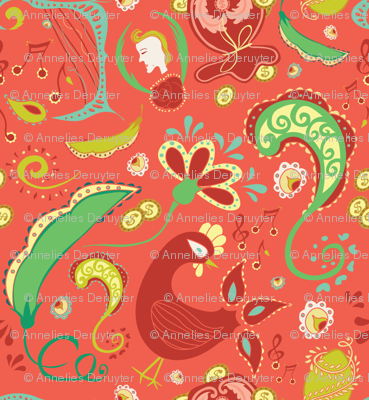 Paisley Coral