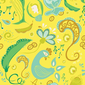 Paisley Yellow