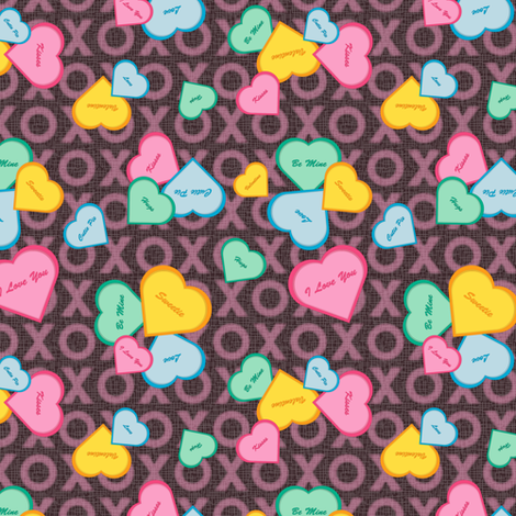 Sweet Hearts fabric by designtrends on Spoonflower - custom fabric