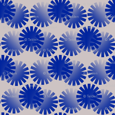Blue Circles Abstract