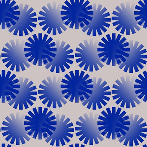 Blue Circles Abstract
