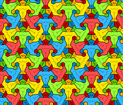 superhero 3m fabric by sef on Spoonflower - custom fabric
