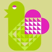 Bird with a Valentine (Heart)