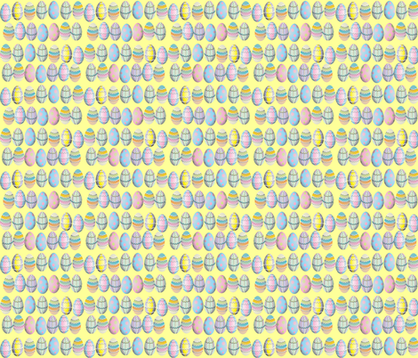 easter eggs fabric by krs_expressions on Spoonflower - custom fabric