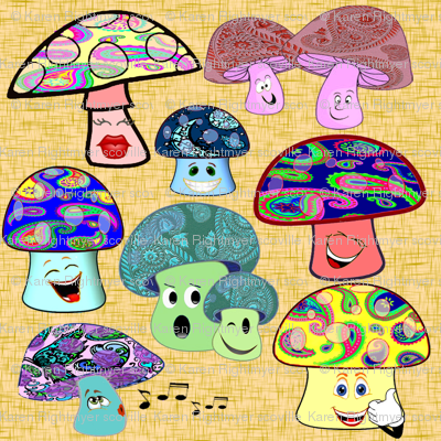 funny mushrooms
