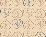 Sighthound hearts beige