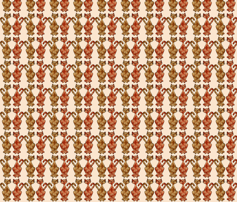 paisley kitties small fabric by krs_expressions on Spoonflower - custom fabric