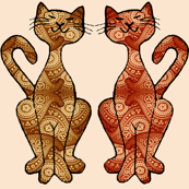 paisley kitties small