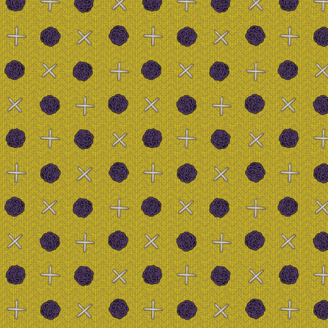 fairy_dots_on_mustard fabric by glimmericks on Spoonflower - custom fabric