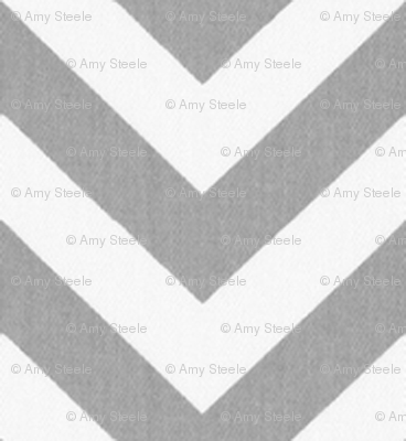 Cashmere and Snow Chevron 