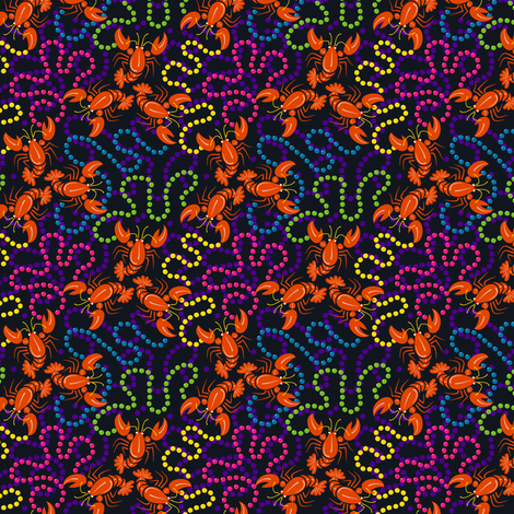 Mardi Craw Parti fabric by dianne_annelli on Spoonflower - custom fabric