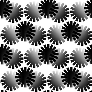 Gray Circles Abstract