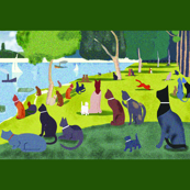 "Seurat's Cats" Yardage