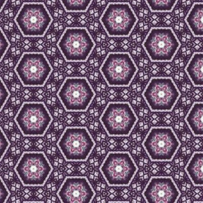 Lavender Garden Stitched Sampler 1
