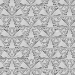 Tone on Tone Grey Triangles © Gingezel™ 2013