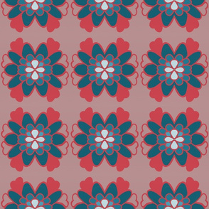 Flower and hearts