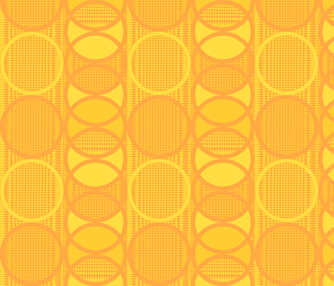 Circling_around_orangejuice fabric by glimmericks on Spoonflower - custom fabric