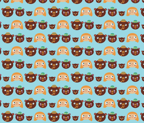 The characters fabric by heidikenney on Spoonflower - custom fabric
