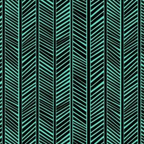 Teal Chevron