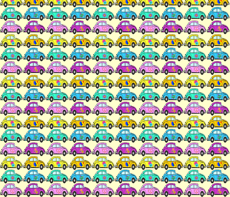 hippie cars fabric by krs_expressions on Spoonflower - custom fabric