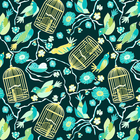 Garden Escape Teal