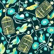 Garden Escape Teal