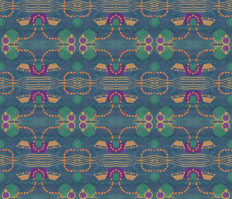 Gateaux Du Roi Glitz fabric by dahbeedo on Spoonflower - custom fabric