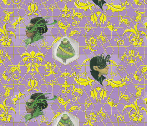 Mardi Gras Ball fabric by racheljones on Spoonflower - custom fabric