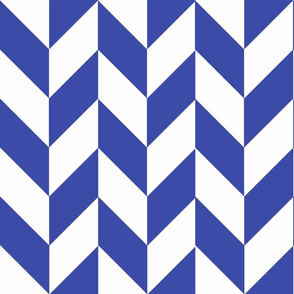Blue-White_Herringbone