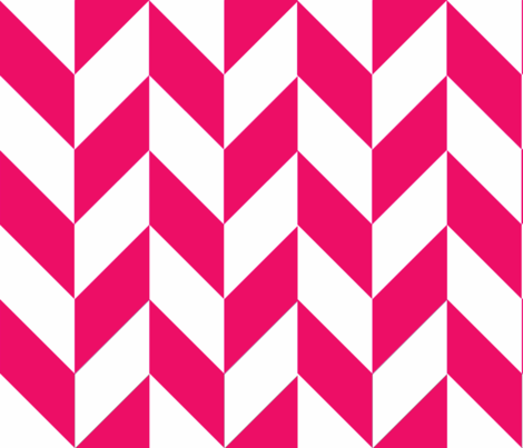 Pink-White_Herringbone fabric by megankaydesign on Spoonflower - custom fabric