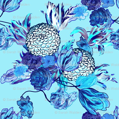 Blueming Flowers! ~ Turquoise