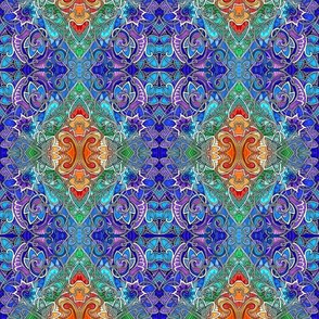 Because of Paisley We Must (blue/orange)