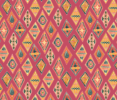 Desert Diamonds fabric by joyfulroots on Spoonflower - custom fabric